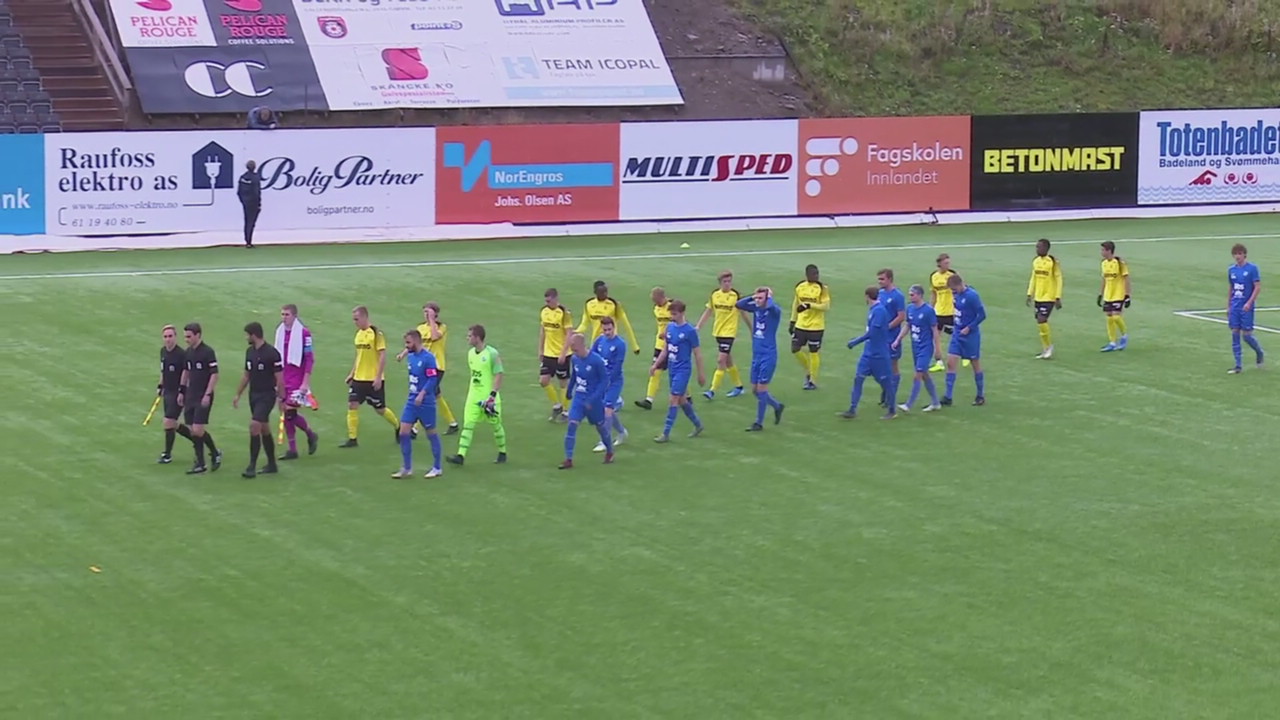 Raufoss 2 vinner en viktig kamp i Norsktipping-ligaen